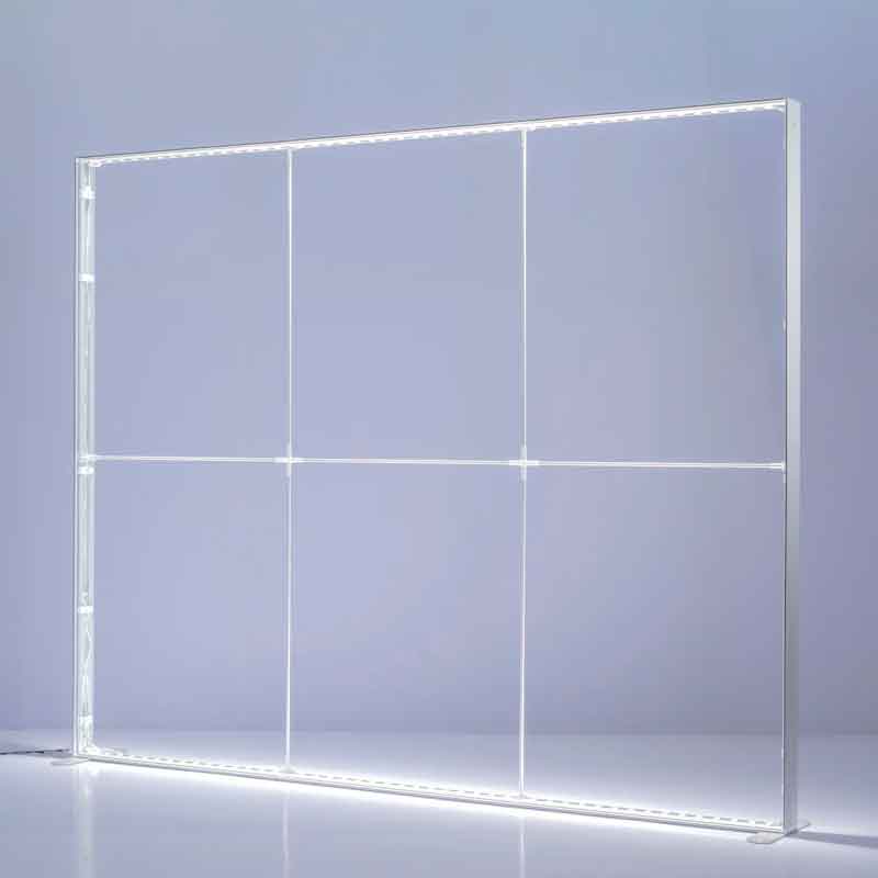 LED PERIMETRAL CON METACRILATO OPTICO